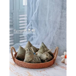 马六甲娘惹肉粽 Melaka Nyonya Blue Flower Rice Dumplings (5pcs/set)A 娘惹肉粽 Nyonya Pork